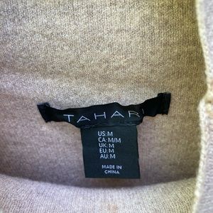 Tahiti sweater w jeweled cuffs size M